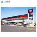 China Long -Long Ligeweight Steel Structure Gas Gas Tooly Canopy